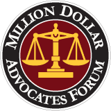 Million Dollar Advocates Forum Badge